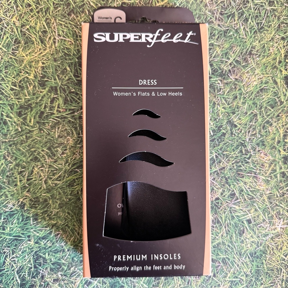 Superfeet Women's Flats & Low Heels 3/4 Length Insoles Size C (6.5 - 8) - Picture 1 of 6